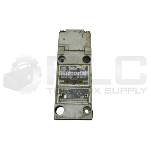 ALLEN BRADLEY 802PR-LABR2-08 /C PROXIMITY SWITCH 60-132VAC 50/60HZ 1A *READ*