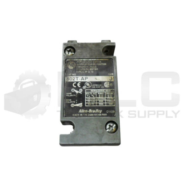 ALLEN BRADLEY 802T-AP /J LIMIT SWITCH BODY ONLY 600VAC 60A