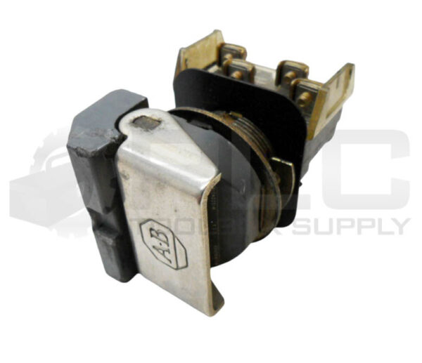 ALLEN BRADLEY 800H-WK4 /B LEVER PUSH BUTTON W/ 800T-XA /C CONTACT BLOCK - Image 2