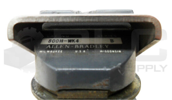ALLEN BRADLEY 800H-WK4 /B LEVER PUSH BUTTON W/ 800T-XA /C CONTACT BLOCK - Image 5