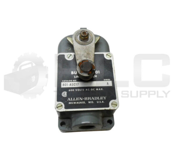 ALLEN BRADLEY 801-ASC17 /A LIMIT SWITCH 600V AC/DC