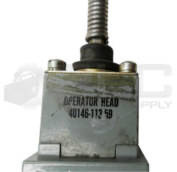 ALLEN BRADLEY 40146-113-59 OPERATOR HEAD W/ 802T-AP /H LIMIT SWITCH BODY 60VAC - Image 5