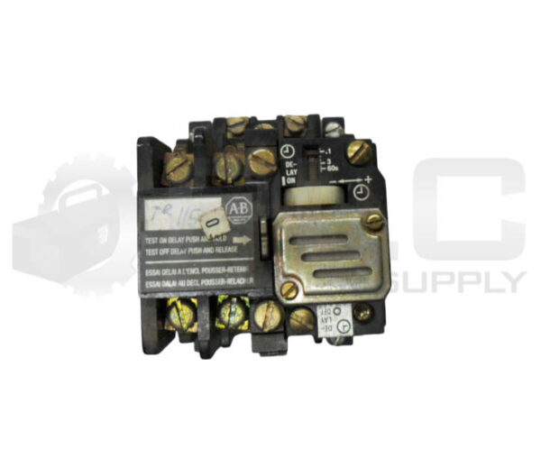 ALLEN BRADLEY 700-NT /C TIME DELAY UNIT W/ 700-NPTA1 /C RELAY W/ 84AB86 COIL - Image 2