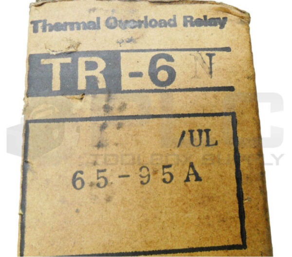 NEW FUJI ELECTRIC TR-6N/UL THERMAL OVERLOAD RELAY 65-95A 600VAC 1NR4FK *READ* - Image 6