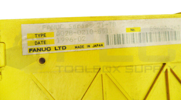 FANUC A02B-0210-B511 BACKPLANE CONTROL RACK - Image 5