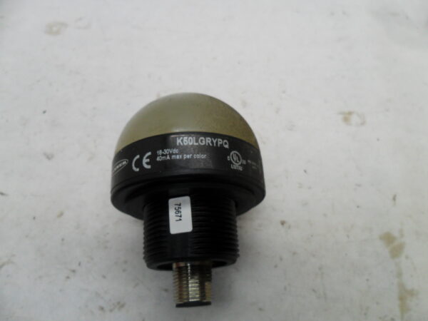 BANNER K50LGRYPQ 3-COLOR GENERAL PURPOSE INDICATOR LIGHT 18-30VDC - Image 3
