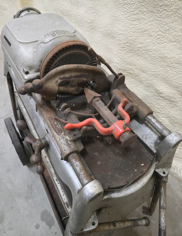 RIDGID 500 PIPE THREADING MACHINE W/ RIDGID 1157 MOTOR 1PH 115V 25-60HZ - Image 3