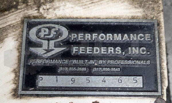 PERFORMANCE FEEDERS P195465 BOWL FEEDER; P-195465 - Image 5