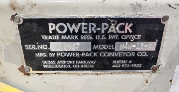 POWER-PACK HVW-18-4 POWERED CONVEYOR 48" x 17.5" WITH VARIABLE CONTROL - Image 5