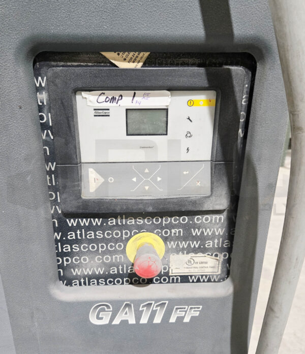ATLAS COPCO GA11FF ROTARY SCREW AIR COMPRESSOR 128PSIG 3PH 15HP 60HZ; 8153005775 - Image 5