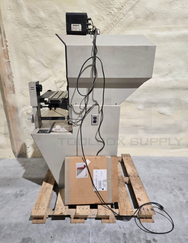 MICRO-VU H14 OPTICAL COMPARATOR 117V 3AMP W/ Q16 COMPUTER AND SPARE GLASS - Image 2