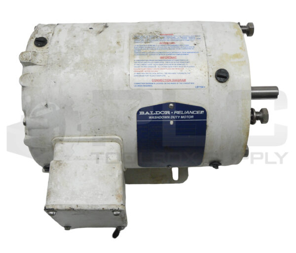 BALDOR CWDM3542 MOTOR .75HP 3PH 1750RPM FR: 56C; 35S588P672G1 - Image 3