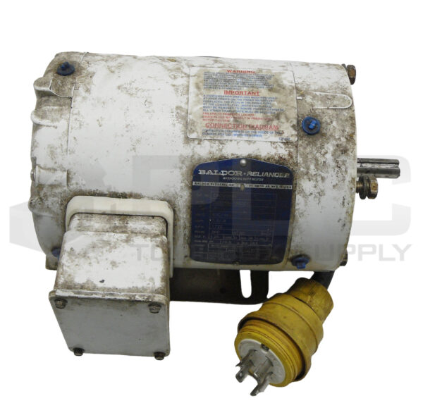 BALDOR CWDM3538 MOTOR .5HP 3PH 1725RPM FR: 56C; 35S588-1802G1 - Image 3