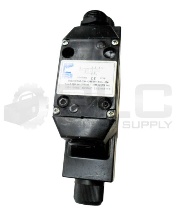 CONTINENTAL HYDRAULICS VSD03M-2A-GB5H-60L-C DIRECTION VALVE W/ (2) 1012953AD - Image 2