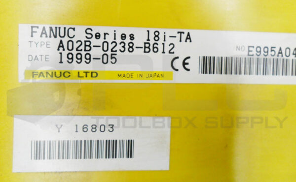 FANUC A02B-0238-B612 OPERATOR INTERFACE DISPLAY 10.4" - Image 6