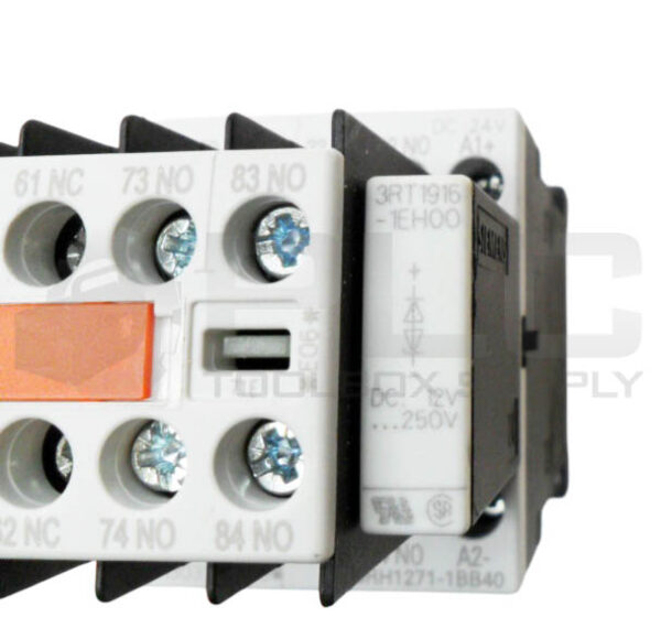 SIEMENS 3RH1271-1BB40 CONTACTOR W/ 3RH1911-1GA31-3AA1 W/ 3RT1916-1EH00 - Image 4