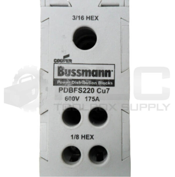 BUSSMANN PDBFS220 POWER DISTRIBUTION BLOCK 600V 175A - Image 4