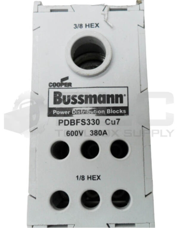 BUSSMANN PDBFS330 POWER DISTRIBUTION BLOCK 600V 380A - Image 5