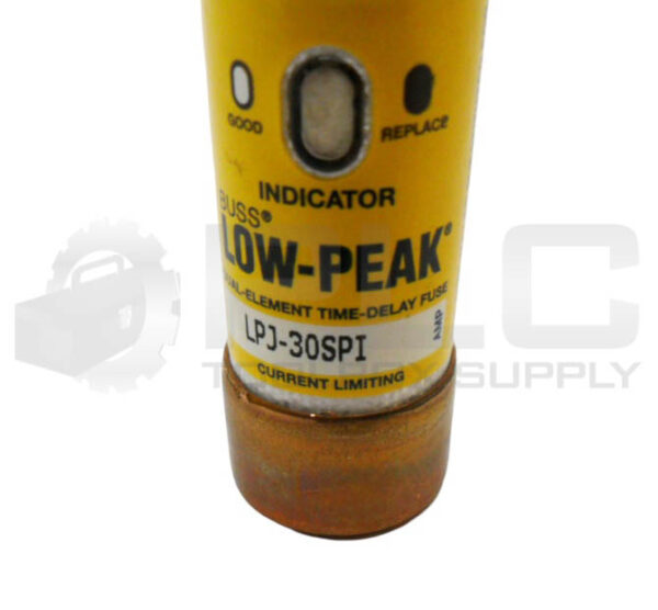 BUSSMANN LPJ-30SPI LOW PEAK INDICATOR FUSE 30A 600VAC 300VDC - Image 3