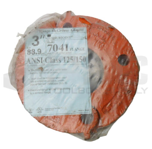 SEALED NEW SHURJOINT 7041 DIRECT FLANGE TO GROOVE ADAPTER 3" *READ* - Image 2