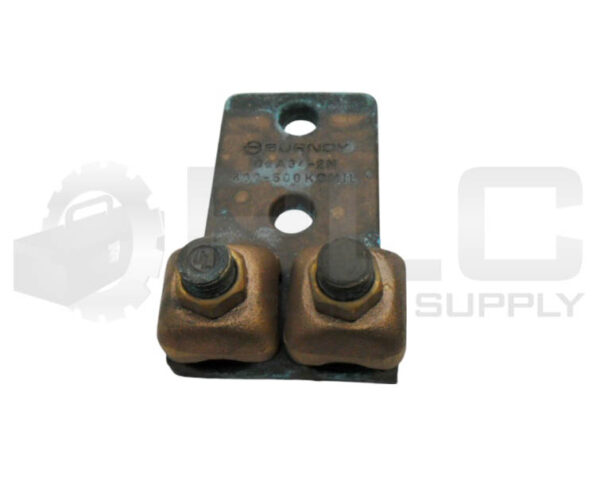 BURNDY Q2A34-2N TWO TERMINAL LUG COPPER 400-500 KC MIL