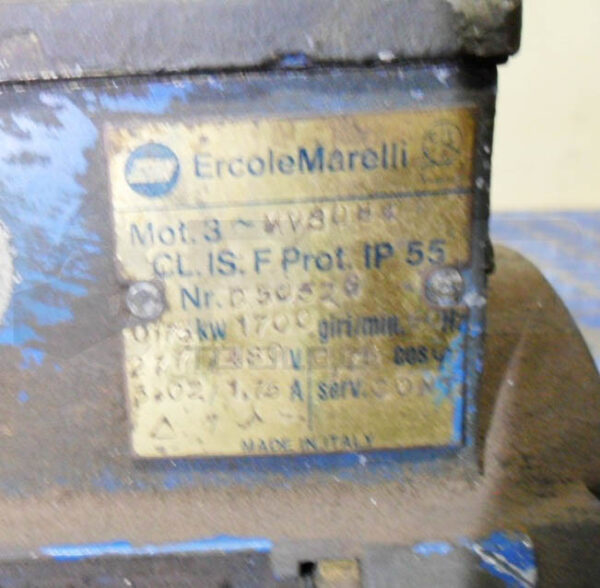 ERCOLE MARELLI MV8B4 3PH MOTOR 1700RPM 480V D50562 - Image 6
