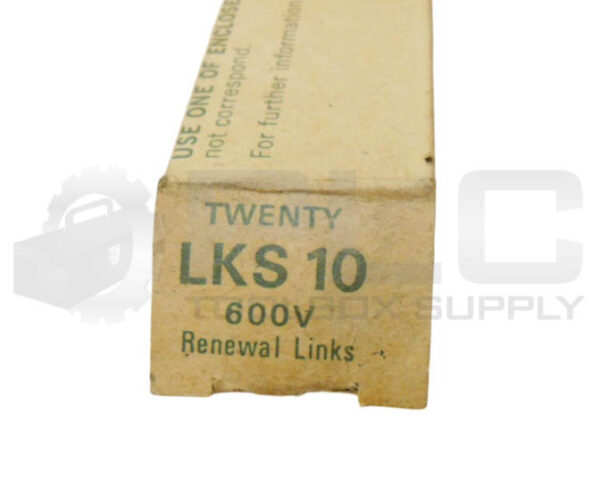 NEW BOX OF 20 BUSSMANN LKS 10 SUPER-LAG RENEWAL LINK 600V 10A - Image 4