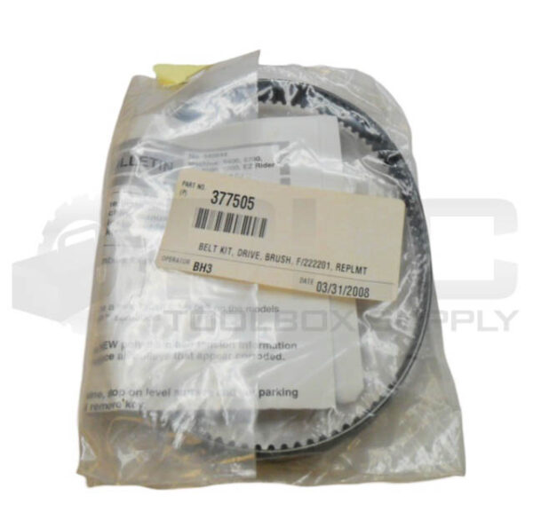 SEALED NEW TENNANT 377505 BRUSH DRIVE BELT KIT 9/16"