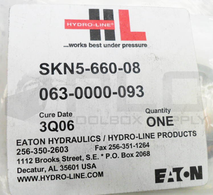 LOT OF 3 SEALED NEW EATON HYDROLINE SKN5 660 08 SEAL KIT PLC Toolbox LOT OF 3 SEALED NEW EATON HYDROLINE SKN5 660 08 SEAL KIT PLC Toolbox