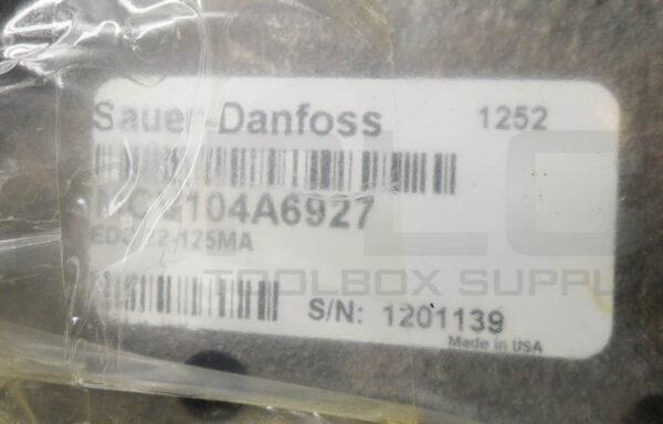 SEALED NEW SAUER-DANFOSS MCV104A6927 PRESSURE CONTROL PILOT VALVE - Image 5