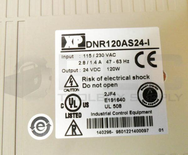 NEW XP POWER DNR120AS24-I POWER SUPPLY 115-230VAC 2.8-1.4A 47-63HZ - Image 6