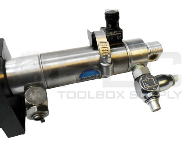 BIMBA MRS-091-DXP PNEUMATIC CYLINDER W/ BMF 32M-PS-C-2-S4 PROXIMITY SENSOR - Image 4