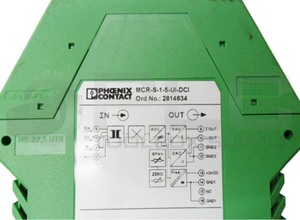 PHOENIX CONTACT MCR-S-1-5-UI-DCI CURRENT TRANSDUCER MCR-S-1/5-UI-DCI 2814634 - Image 5