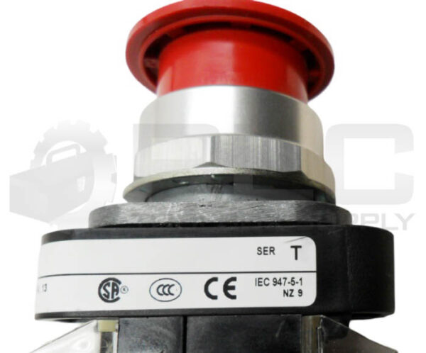 ALLEN BRADLEY 800T-FX6A5 /T PUSH BUTTON RED W/ (2) 800T-XD4 /E CONTACT BLOCK - Image 6