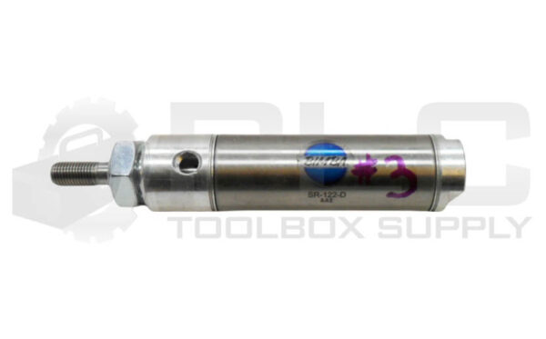 BIMBA SR-122-D PNEUMATIC CYLINDER 3/8" BORE 1" STROKE