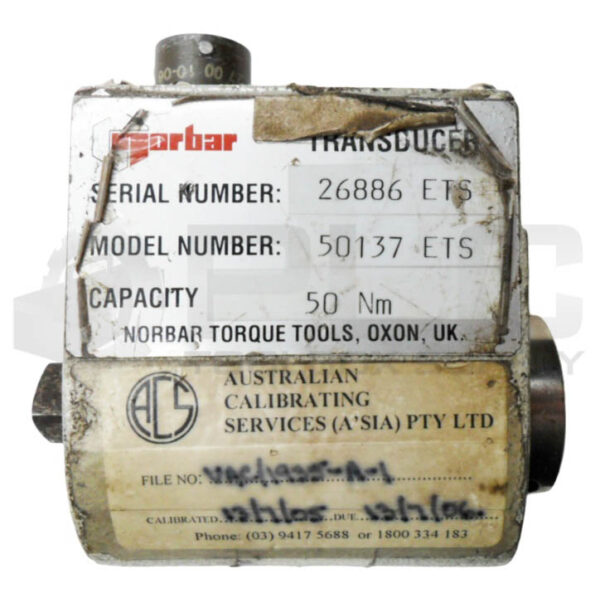 NORBAR TORQUE TOOLS 50137 ETS TRANSDUCER 50NM - Image 5