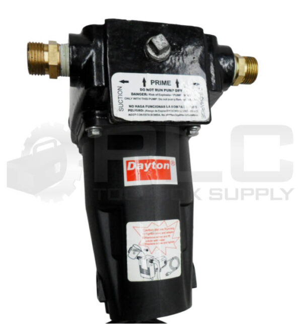 DAYTON 4CB57A SELF-PRIMING PUMP 115V 60HZ 8A 1/2HP 7000RPM 52PSI 25GPM - Image 2