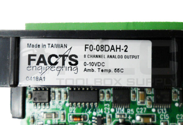 FACTS ENGINEERING F0-08ADH-2 8 CHANNEL ANALOG INPUT MODULE 0-5VDC - Image 5
