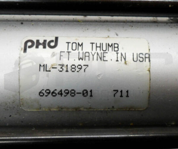 PHD ML-31897 PNEUMATIC CYLINDER 1-1/8" STROKE 696498-01 - Image 5