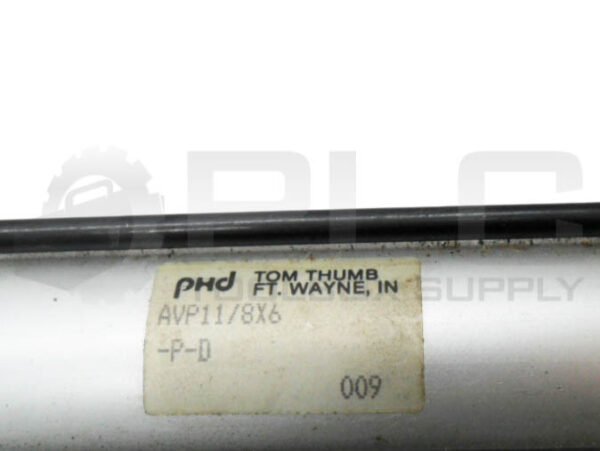 PHD AVP11/8X6-P-D PNEUMATIC CYLINDER 1-1/8" BORE 6" STROKE - Image 5