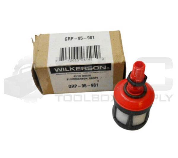 NEW WILKERSON GRP-95-981 AUTO DRAIN FLUROCARBON 1/8" NPT
