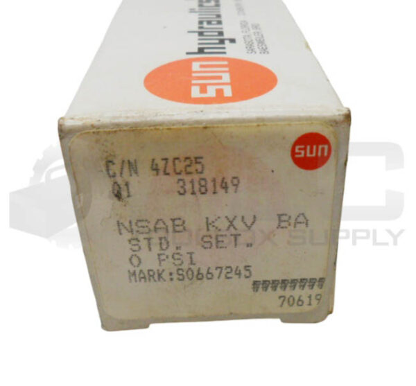 NEW SUN HYDRAULICS NSAB KXV BA SNUBBER GAUGE 1/4" - Image 6