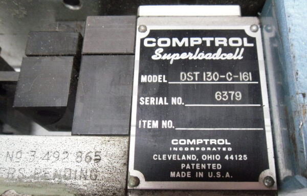 COMPTROL DST I30-C-I6I SUPERLOAD CELL DST 130-C-161 - Image 6
