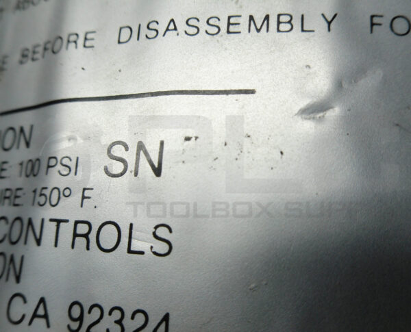 BLACOH FLUID CONTROLS 5285 SENTRY I PULSATION DAMPENER - Image 7