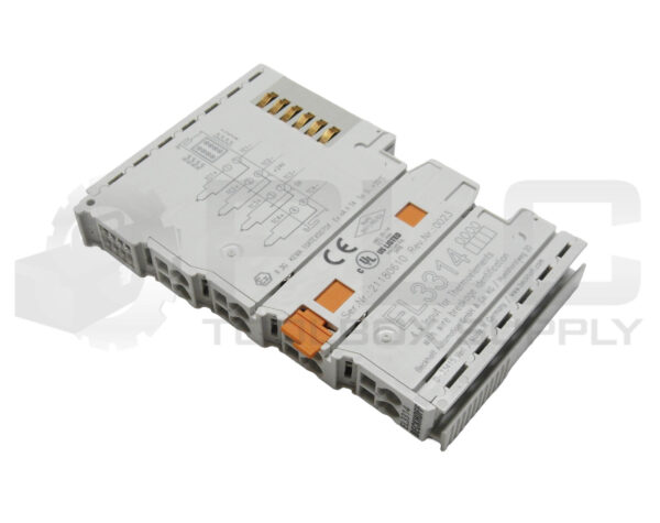 BECKHOFF EL3314 THERMOCOUPLE INPUT TERMINAL 4 CHANNEL 16 BIT