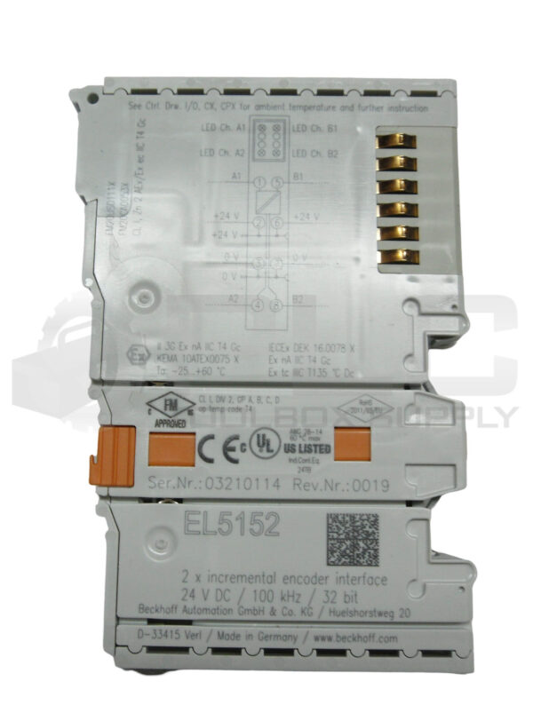 BECKHOFF EL5152 ETHERCAT TERMINAL 2 CHANNEL 24VDC - Image 4