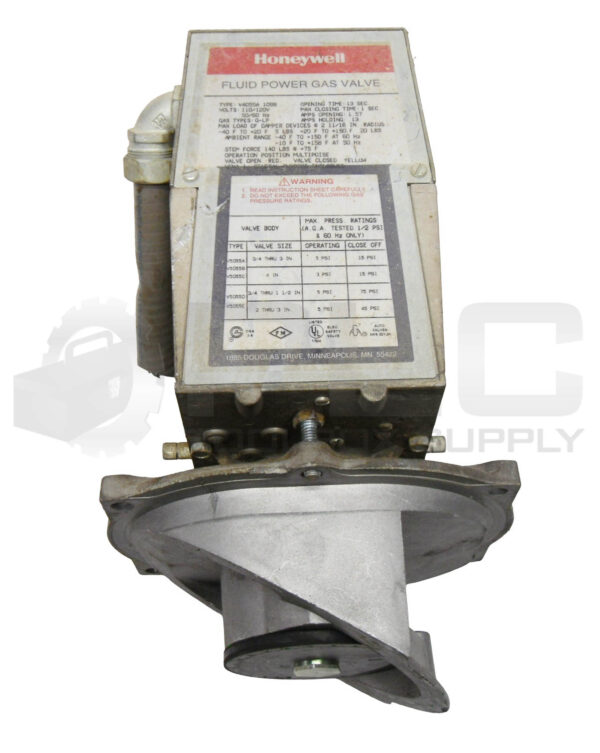 HONEYWELL V4055A 1098 FLUID POWER GAS VALVE, V4055A1098