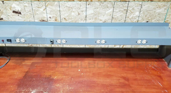 INDUSTRIAL WORK BENCH TABLE WITH OUTLETS 72" X 30" X 47" - Image 3