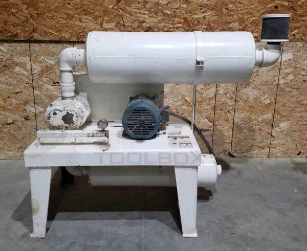 SHICK TUBE-VEYOR TUTHILL VACUUM W/ ROTARY LOBE PUMP BLOWER PLATFORM 3006-21L2