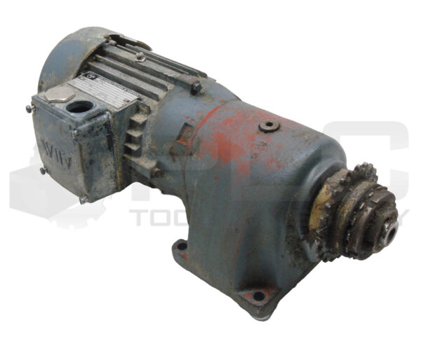 ABM G80/D63B-4 GEAR MOTOR 220/380V 60HZ 1.04/0.6A 0.18KW *READ*